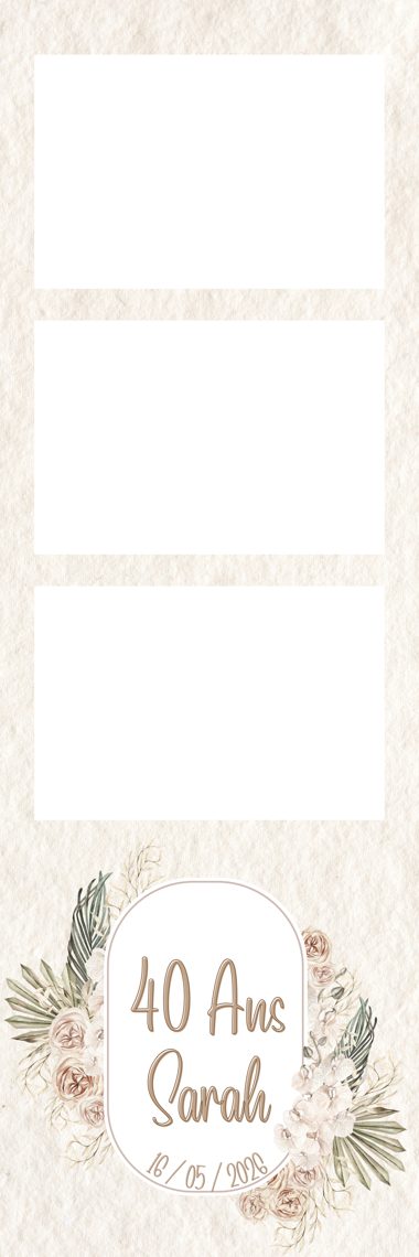 Template Anniversaire 40 ans