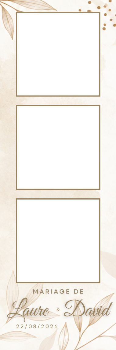 Template Mariage beige