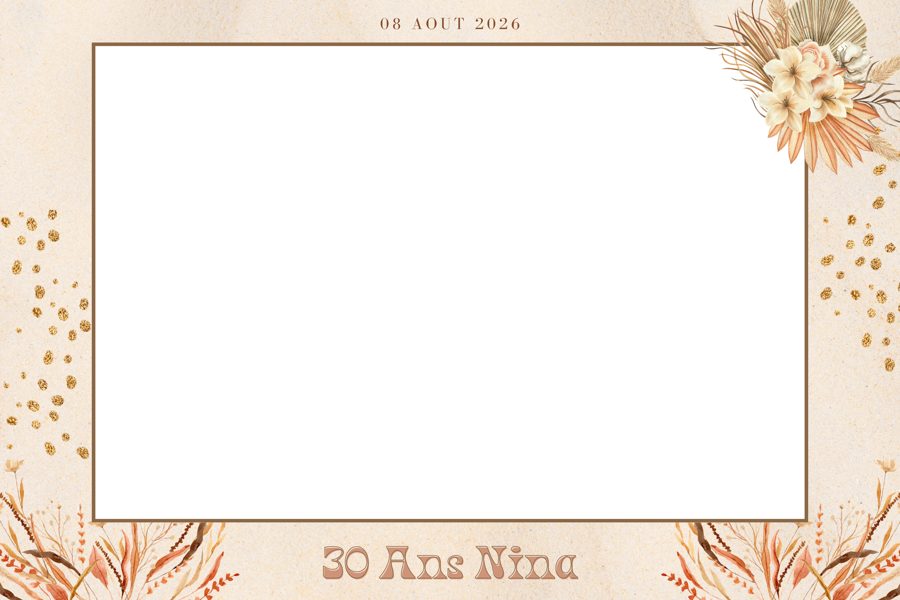 Template Anniversaire 30 ans