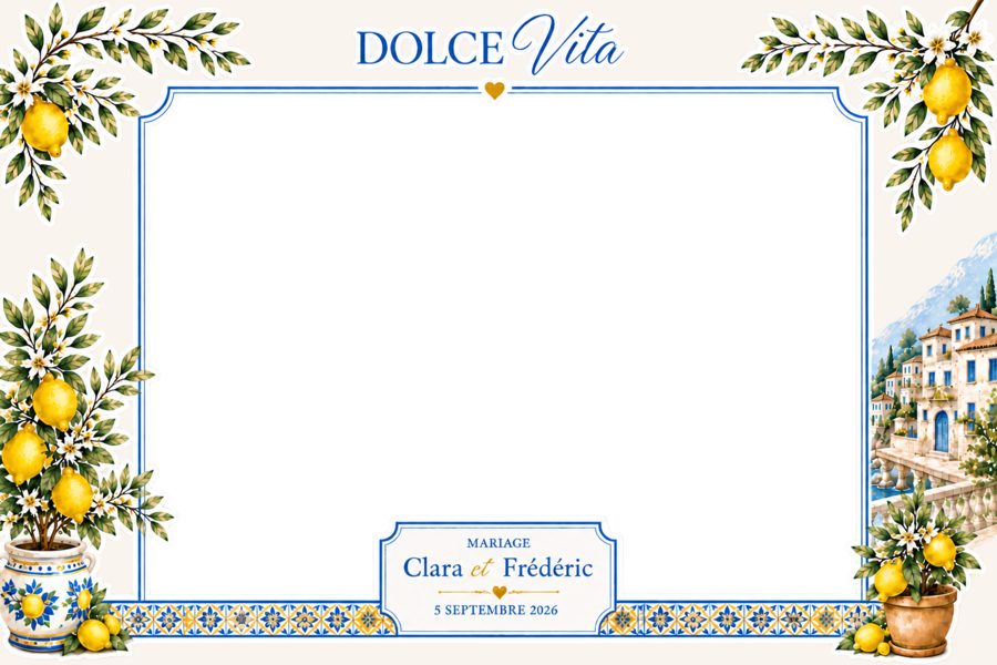 Template Mariage Dolce Vita